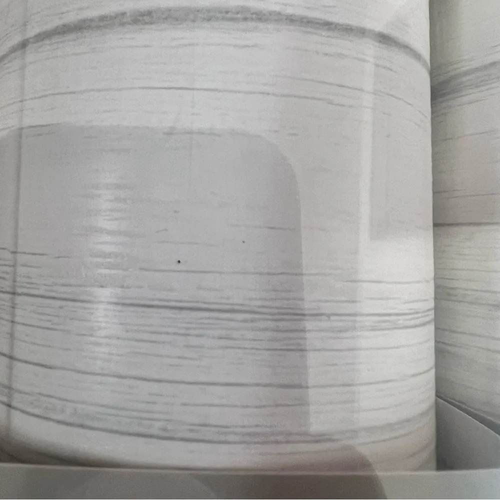 Peel and Stick White Barnwood Removable Wallpaper 20.5in x 16.5ft Lot of 2 Rolls